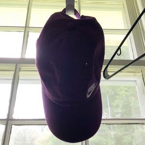 PURPLE NIKE LOGO HAT